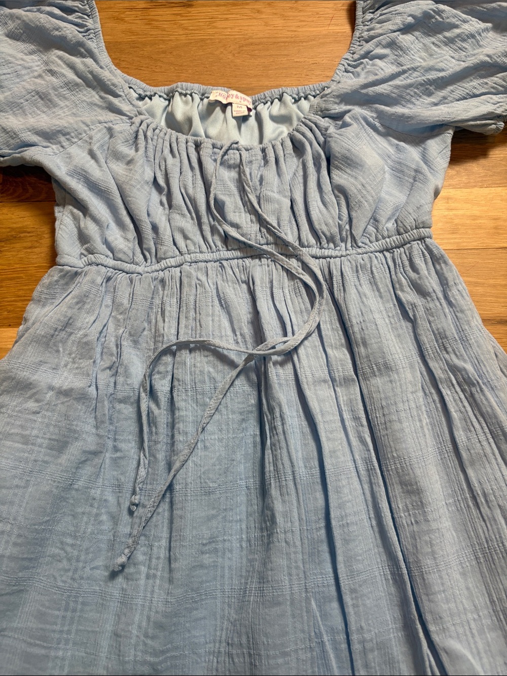 Honey & Sparkle Blue Babydoll Dress - Picture 6 of 14